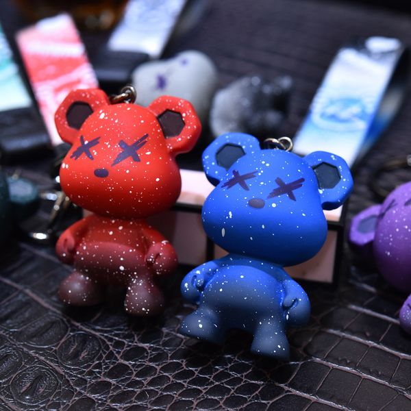 luxurys designers keychain car key chain solid color bear keychains design versatile fashion leisure men women bag pendant accessories, Silver
luxurys designers keychain car key chain solid color bear keychains design versatile fashion leisure men women bag pendant accessories, Silver