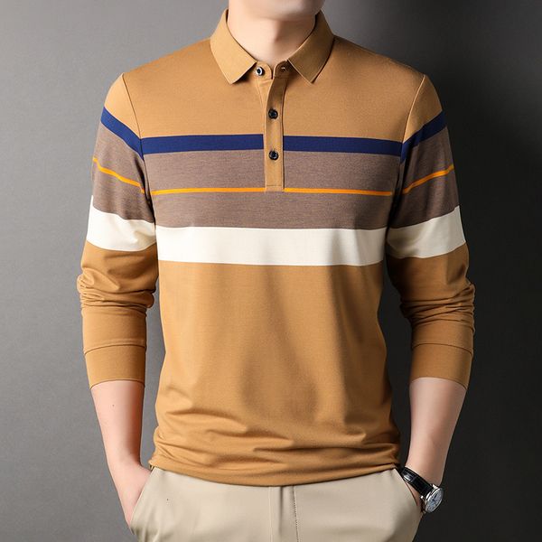men's polos grade designer for men luxury long sleeve golf shirt brand polo shirt casual regular fit lapel t-shirts men clothing 23030, White;black
men's polos grade designer for men luxury long sleeve golf shirt brand polo shirt casual regular fit lapel t-shirts men clothing 23030, White;black