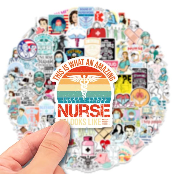 100pcs nurse stickers skate accessories waterproof vinyl sticker for skateboard lapnotebook luggage water bottle car decals kids toys friend
100pcs nurse stickers skate accessories waterproof vinyl sticker for skateboard lapnotebook luggage water bottle car decals kids toys friend