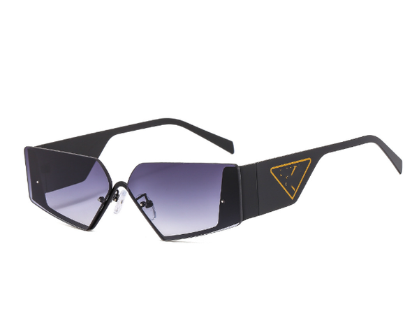 american famous small frame sunglasses personality metal half frame cat eye wide leg sunglasses for both male and female glasses, White;black
american famous small frame sunglasses personality metal half frame cat eye wide leg sunglasses for both male and female glasses, White;black