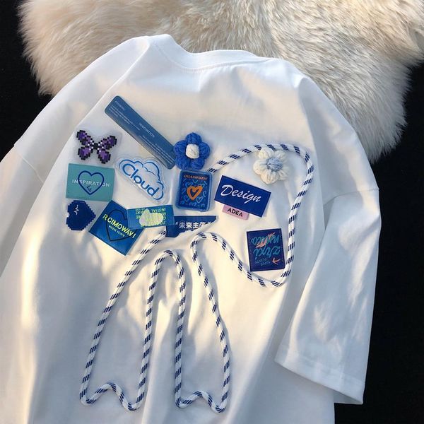 women s t shirt super chic appliques butterfly bow creative t shirts sweet girl kawaii clothes summer large 2xl korean brand office ladies 2, White
women s t shirt super chic appliques butterfly bow creative t shirts sweet girl kawaii clothes summer large 2xl korean brand office ladies 2, White