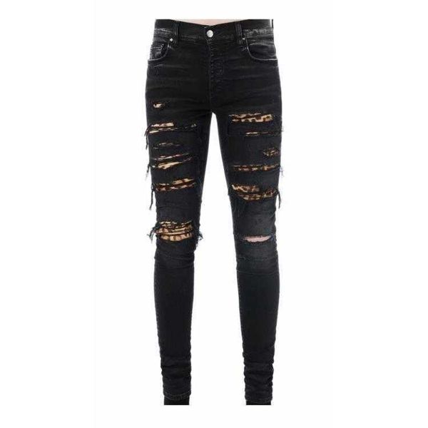 jeans men pants ammir black-blue fluffy leopard pattern patchwork slim fit high-foot high-street trousers elastic style fashion designer bra
jeans men pants ammir black-blue fluffy leopard pattern patchwork slim fit high-foot high-street trousers elastic style fashion designer bra