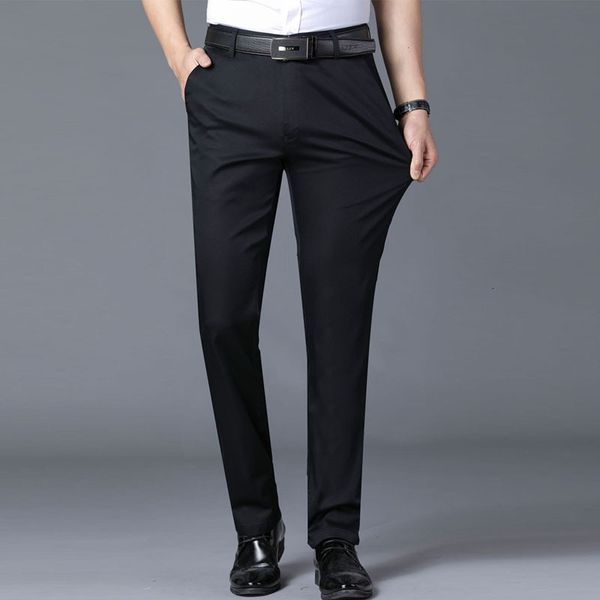 men's pants 2023 suit spring autumn fashion business casual male elastic straight formal trousers plus size 2838 230307, Black
men's pants 2023 suit spring autumn fashion business casual male elastic straight formal trousers plus size 2838 230307, Black