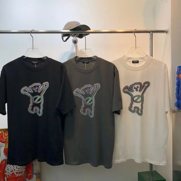 men t shirt boutique designer fashion bear short-sleeved t shirt phantom colorful loose men and women lovers summer new style, White;black
men t shirt boutique designer fashion bear short-sleeved t shirt phantom colorful loose men and women lovers summer new style, White;black