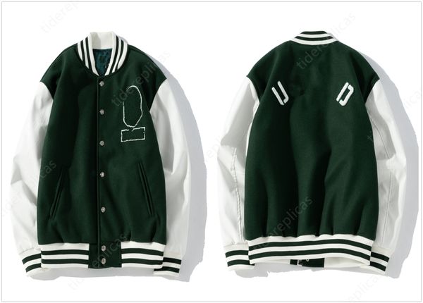 cotton designer 2023 coat mens baseball jacket windbreaker windbreak varsity lightning letter stitching single breasted color block stand co, Black;brown
cotton designer 2023 coat mens baseball jacket windbreaker windbreak varsity lightning letter stitching single breasted color block stand co, Black;brown