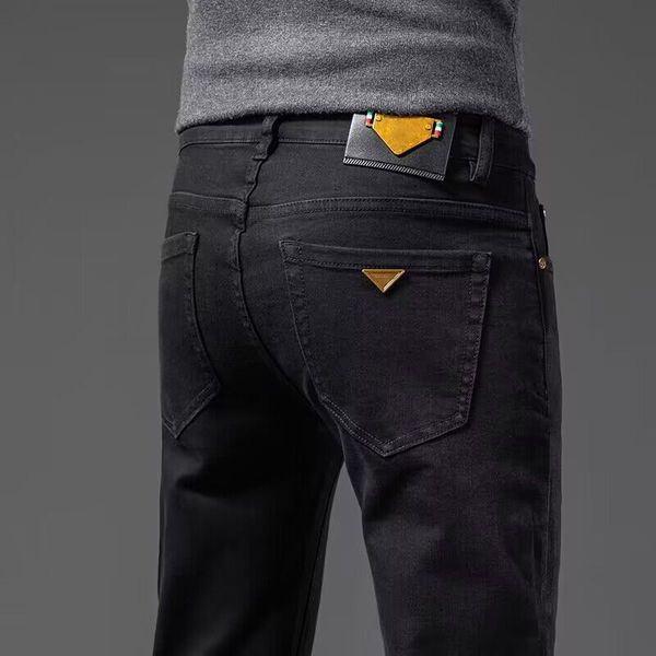 2023 spring autumn men's jeans stretch denim slim jean man classic trousers black fashion mens jeans pants, Blue
2023 spring autumn men's jeans stretch denim slim jean man classic trousers black fashion mens jeans pants, Blue