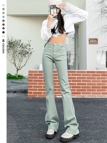 women's jeans flare jeans women green vintage denim high waist stretch fashion pocket trousers solid color wide leg washed jean plus le, Blue
women's jeans flare jeans women green vintage denim high waist stretch fashion pocket trousers solid color wide leg washed jean plus le, Blue