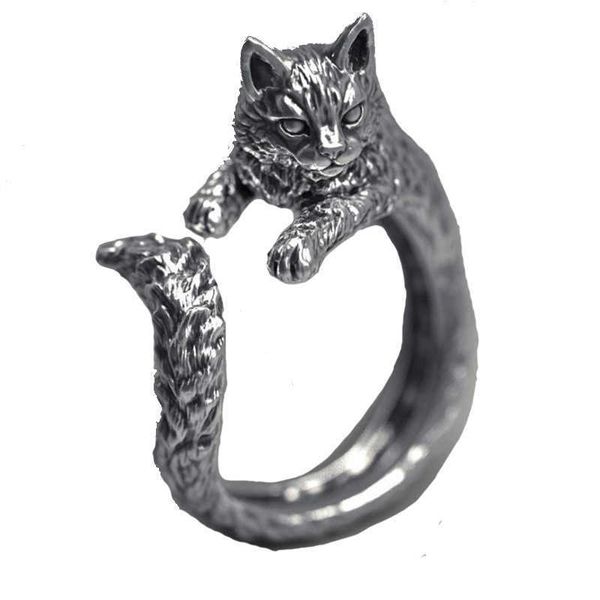 vintage cat rings for women pet cat open ring men cute animal ring party accessories jewelry, Silver
vintage cat rings for women pet cat open ring men cute animal ring party accessories jewelry, Silver