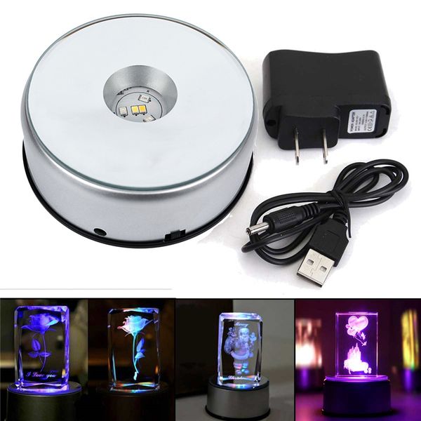 colorful luminous led light laser rotating crystal display base stand holder with ac adapter glass transparent objects
colorful luminous led light laser rotating crystal display base stand holder with ac adapter glass transparent objects