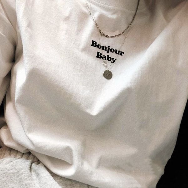 women s t shirt bonjour baby letters printing summer street y2k t women white short sleeve loose cotton casual tees ins fashion 230307
women s t shirt bonjour baby letters printing summer street y2k t women white short sleeve loose cotton casual tees ins fashion 230307