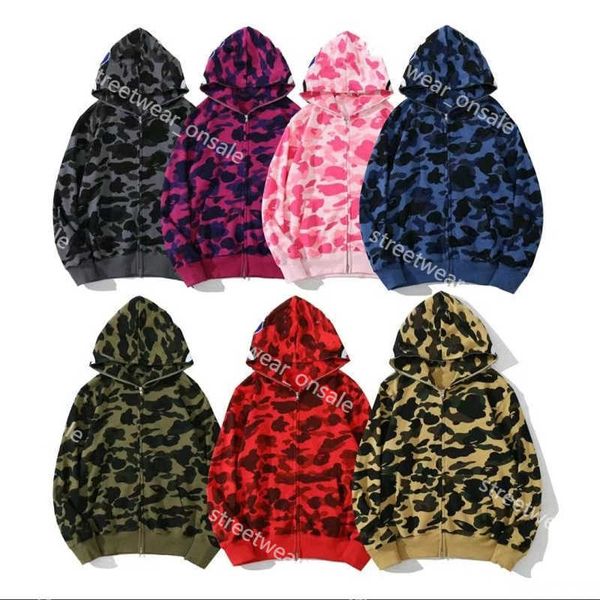 ape designer jacket shark full zip hoodies mens womens casual sweatshirts stylist cartoon sharks printing hoodie camouflage streetwear b06, Black
ape designer jacket shark full zip hoodies mens womens casual sweatshirts stylist cartoon sharks printing hoodie camouflage streetwear b06, Black