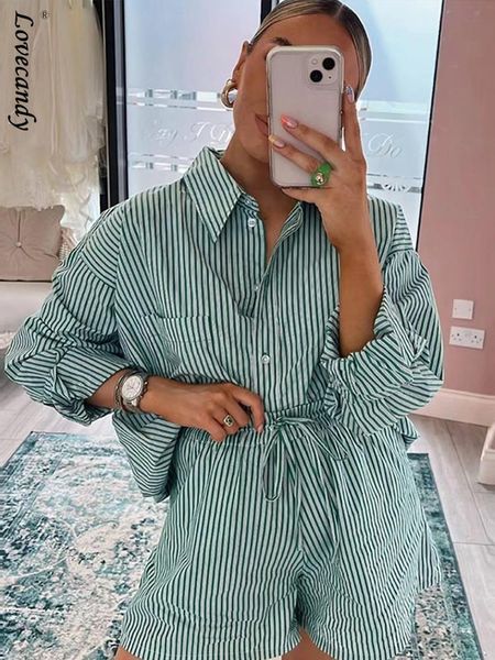 women s two piece pants stripe printed green shirt set women lapel single breasted long sleeve blouse and mini short 2 pieces sets female sh, White
women s two piece pants stripe printed green shirt set women lapel single breasted long sleeve blouse and mini short 2 pieces sets female sh, White