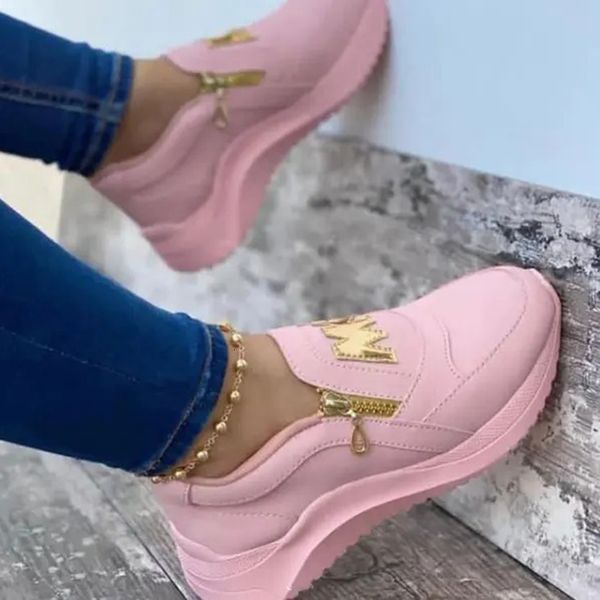 dress shoes women chunky sneakers solid color platform shoes thick bottom zipper women's vulcanized shoes sneakers zapatos de mujer 230, Black
dress shoes women chunky sneakers solid color platform shoes thick bottom zipper women's vulcanized shoes sneakers zapatos de mujer 230, Black