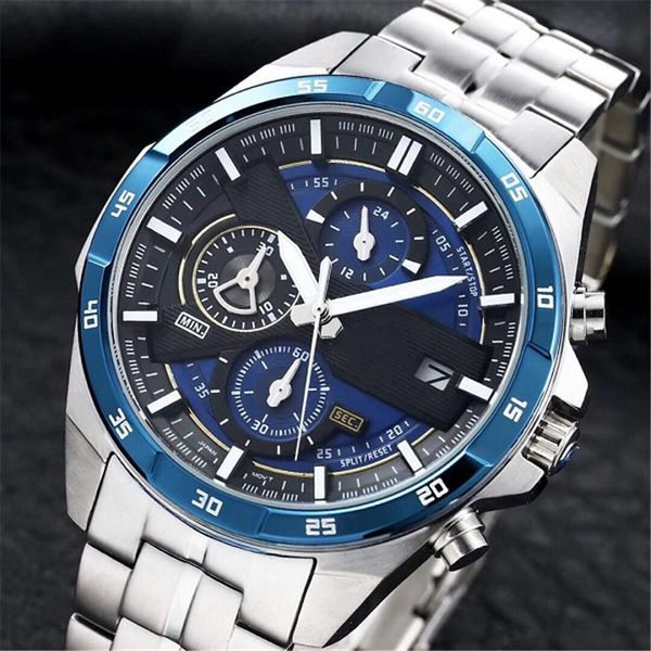 556 sports quartz calendar watch original shock watch all hands can operate the full-featured world time efr series, Slivery;golden
556 sports quartz calendar watch original shock watch all hands can operate the full-featured world time efr series, Slivery;golden