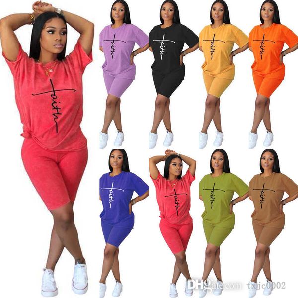 summer women tracksuits designer letter printed cotton short sleeve t-shirts and shorts outfits 2 piece loose clothing, Gray
summer women tracksuits designer letter printed cotton short sleeve t-shirts and shorts outfits 2 piece loose clothing, Gray