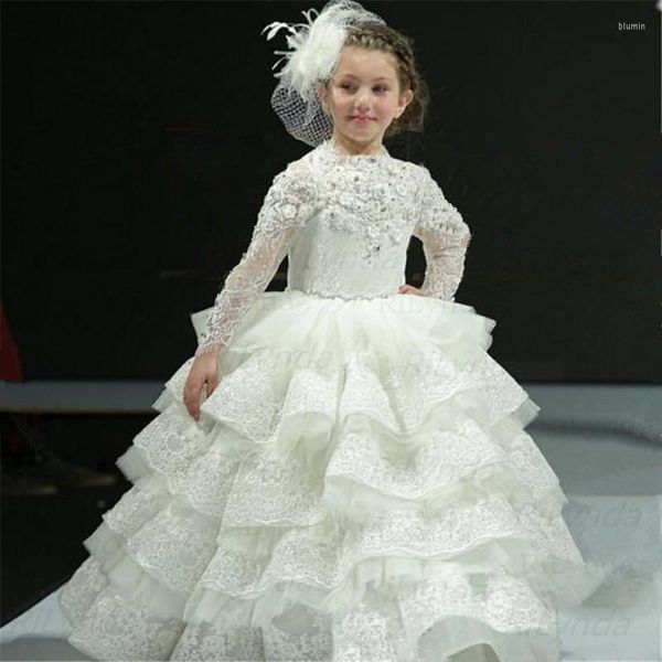 Girl Dresses White Ivory Princess Dress Puffy Flower Ball Gown Comunion for Weddings, Pink
Girl Dresses White Ivory Princess Dress Puffy Flower Ball Gown Comunion for Weddings, Pink