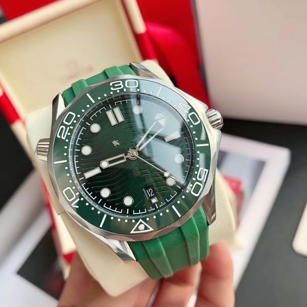 men's automatic mechanical ceramic watch with box 42mm rubber watch with pin buckle swimming watch sapphire luminous watch montre de lu, Slivery;brown
men's automatic mechanical ceramic watch with box 42mm rubber watch with pin buckle swimming watch sapphire luminous watch montre de lu, Slivery;brown