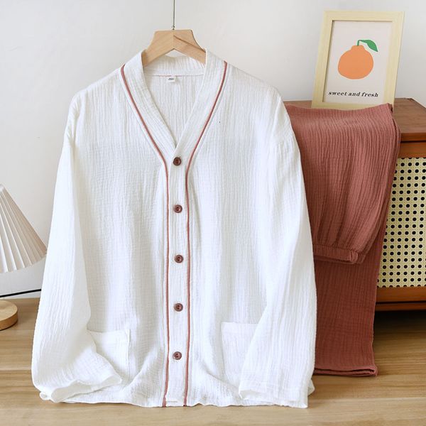 women's sleepwear japanese spring and autumn ladies pajamas long-sleeved trousers two-piece set 100% cotton crepe loungewear v-neck thi, Black;red
women's sleepwear japanese spring and autumn ladies pajamas long-sleeved trousers two-piece set 100% cotton crepe loungewear v-neck thi, Black;red