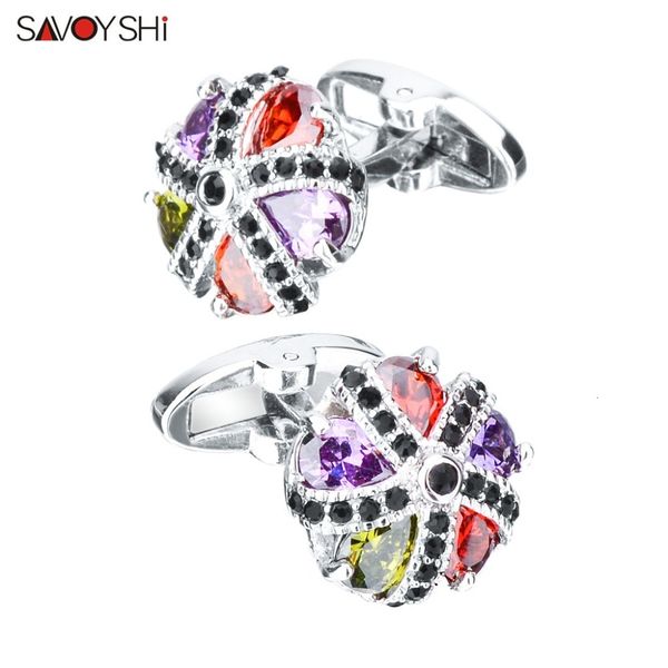 cuff links savoyshi luxury zircon links for mens shirt nails colorful crystals links wedding grooms gift jewelry 230309, Silver
cuff links savoyshi luxury zircon links for mens shirt nails colorful crystals links wedding grooms gift jewelry 230309, Silver