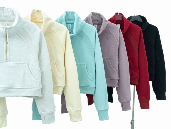 yoga sweatshirt scu ba full half zip without hoody outdoor leisure sweatshirts gym clothes women lu workout fitness thick yoga jackets exer, Black;brown
yoga sweatshirt scu ba full half zip without hoody outdoor leisure sweatshirts gym clothes women lu workout fitness thick yoga jackets exer, Black;brown