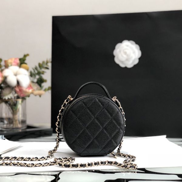 luxury designer round bag mini 12cmgenuine leather caviar cross-body bag black purse quilted handbag shoulder gold bag wallet on chain
luxury designer round bag mini 12cmgenuine leather caviar cross-body bag black purse quilted handbag shoulder gold bag wallet on chain