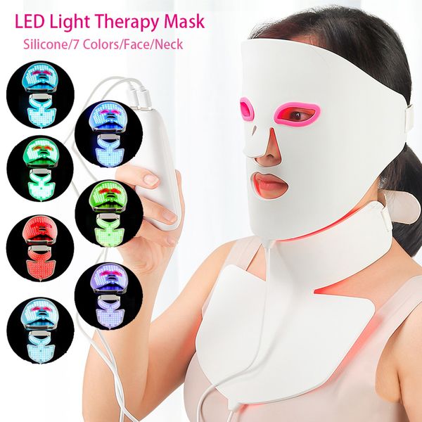face massager 7colors silicone led light therapy neck mask rejuvenation podynamic whitening acne spots removal 230309
face massager 7colors silicone led light therapy neck mask rejuvenation podynamic whitening acne spots removal 230309