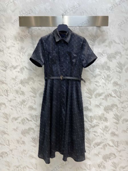luxury dresses brand logo jacquard lapel pocket shirt dress splicing lining anti-glitter belt slim designer maxiskit dresses for woman summe, Black;gray
luxury dresses brand logo jacquard lapel pocket shirt dress splicing lining anti-glitter belt slim designer maxiskit dresses for woman summe, Black;gray