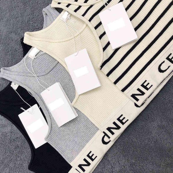 2023 women's tanks camis tees spring and summer elastic sports leisure bottoming vest stripe black gray apricot, White
2023 women's tanks camis tees spring and summer elastic sports leisure bottoming vest stripe black gray apricot, White