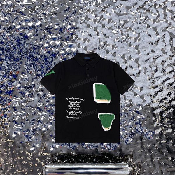 xinxinbuy men designer tee t shirt 23ss towel embroidery letter 1854 short sleeve cotton women black white gray green s-xl, Black;brown
xinxinbuy men designer tee t shirt 23ss towel embroidery letter 1854 short sleeve cotton women black white gray green s-xl, Black;brown