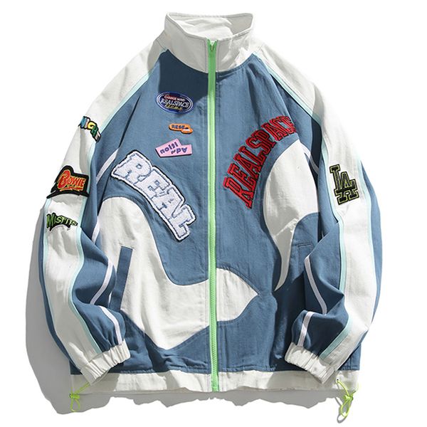 men's jackets high street men jacket spring autumn harajuku baseball uniform couple japanese brand vintage patchwork coat 230309, Black;brown
men's jackets high street men jacket spring autumn harajuku baseball uniform couple japanese brand vintage patchwork coat 230309, Black;brown