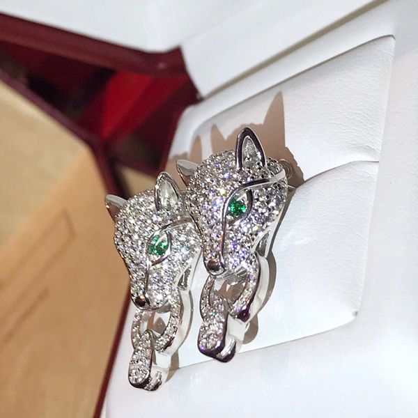 panthere series earrings for women designer grandmother emerald gold plated 18k t0p quality highest counter quality classic style gift for g, White
panthere series earrings for women designer grandmother emerald gold plated 18k t0p quality highest counter quality classic style gift for g, White