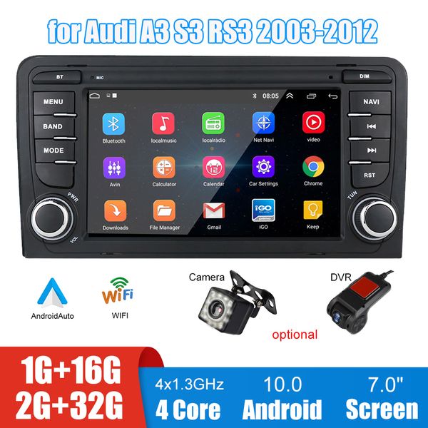 7 inch screen car dvd mp5 player audio radio android carplay bluetooth gps fm stereo video dvr camera for audi a3 s3 rs3 2003-2012
7 inch screen car dvd mp5 player audio radio android carplay bluetooth gps fm stereo video dvr camera for audi a3 s3 rs3 2003-2012