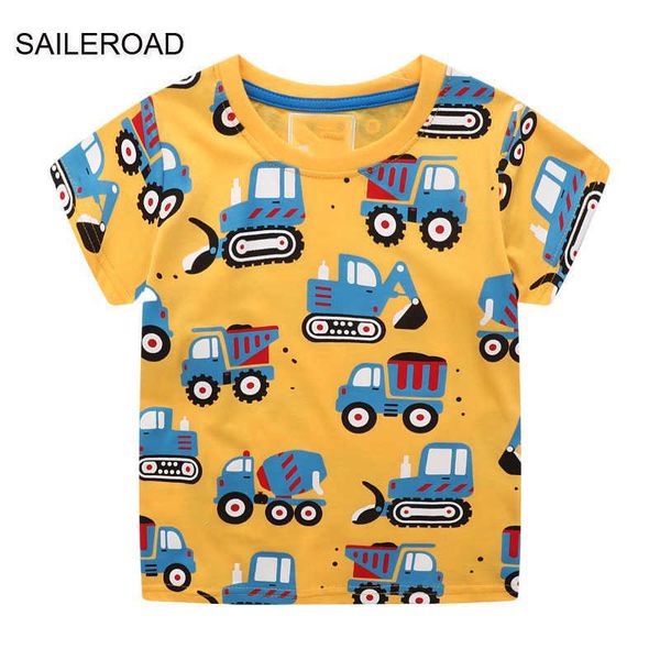 t-shirts saileroad summer yellow t shirt cotton short sleeve cartoon excavator t-shirts kids tee girl boys children clothes l230309, Blue
t-shirts saileroad summer yellow t shirt cotton short sleeve cartoon excavator t-shirts kids tee girl boys children clothes l230309, Blue