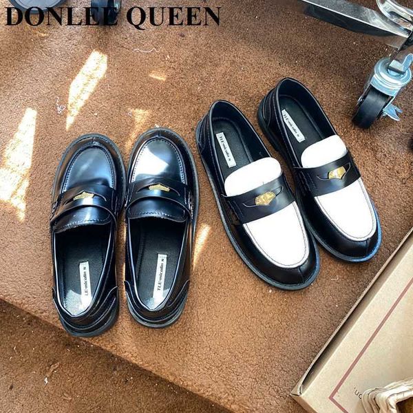 dress shoes luxury brand 2022 new autumn loafer women flats round toe mixed color retro oxford shoes female casual moccasin zapatillas mujer, Black
dress shoes luxury brand 2022 new autumn loafer women flats round toe mixed color retro oxford shoes female casual moccasin zapatillas mujer, Black
