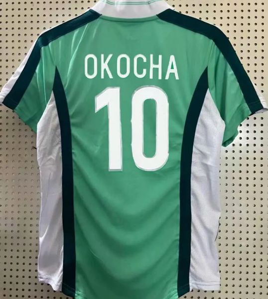 retro nigerias 1994 home soccer jerseys 1996 kanu okocha finidi nwogu de foot kit vintage football jersey classic away futbol shirt uniform, Black;yellow
retro nigerias 1994 home soccer jerseys 1996 kanu okocha finidi nwogu de foot kit vintage football jersey classic away futbol shirt uniform, Black;yellow