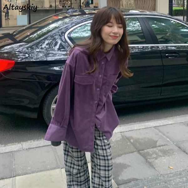 women's blouses shirts shirts women long sleeve solid velour casual retro loose stylish chic prevalent all-match autumn feminino blouse, White
women's blouses shirts shirts women long sleeve solid velour casual retro loose stylish chic prevalent all-match autumn feminino blouse, White