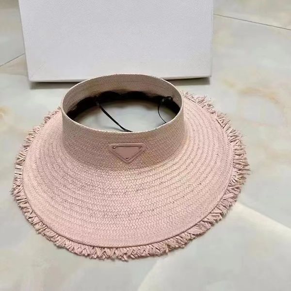 hat designer empty visor straw hat fashion outdoor travel caps men women sun hats 4 colors, Blue;gray
hat designer empty visor straw hat fashion outdoor travel caps men women sun hats 4 colors, Blue;gray