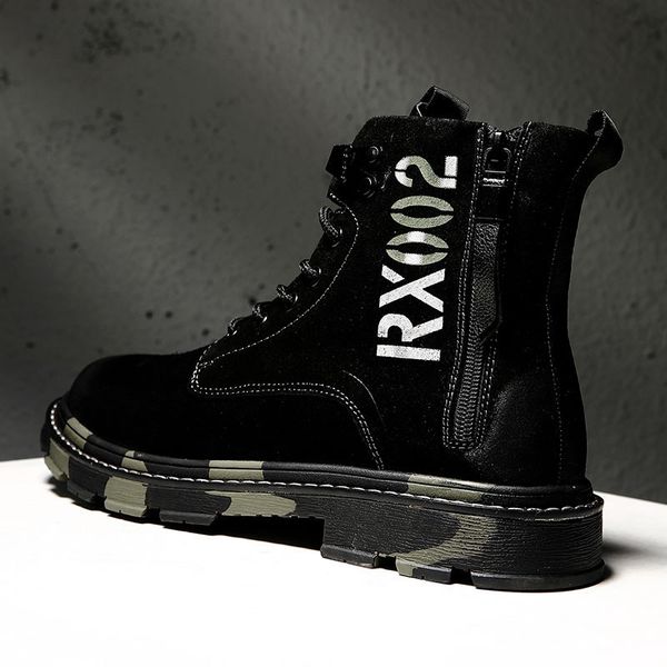 boots men fashion leather autumn winter comfy military tactical outdoor motorcycle shoes man design 230309, Black
boots men fashion leather autumn winter comfy military tactical outdoor motorcycle shoes man design 230309, Black