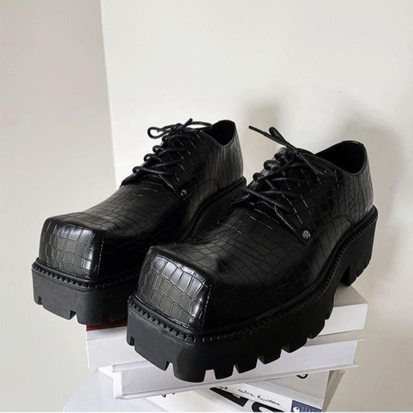 boots men's leather motorcycle pattern casual oxford shoes vintage lace up square toe derby ankle platform 230309, Black
boots men's leather motorcycle pattern casual oxford shoes vintage lace up square toe derby ankle platform 230309, Black