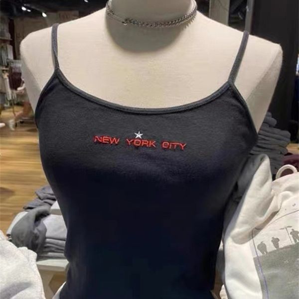 women s tanks camis letter embroidery slim tank y2k streetwear sleeveless soft cotton vintatge sweet summer crop 230308, White
women s tanks camis letter embroidery slim tank y2k streetwear sleeveless soft cotton vintatge sweet summer crop 230308, White