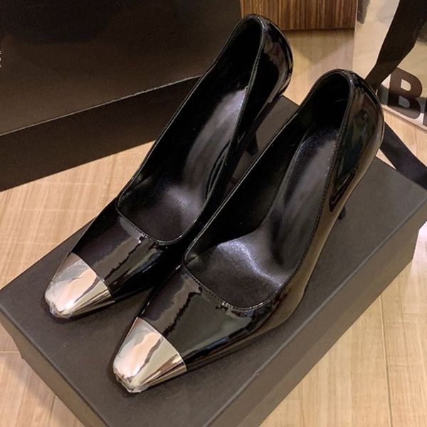 casual shoes designer sandals high heels women sandal black pumps silver head triangle blade smooth leather heel shallow pump
casual shoes designer sandals high heels women sandal black pumps silver head triangle blade smooth leather heel shallow pump