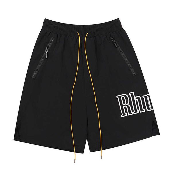 2023s men shorts men's rhude printed letters on the side seam trendy high street loose american casual sports capris, White;black
2023s men shorts men's rhude printed letters on the side seam trendy high street loose american casual sports capris, White;black