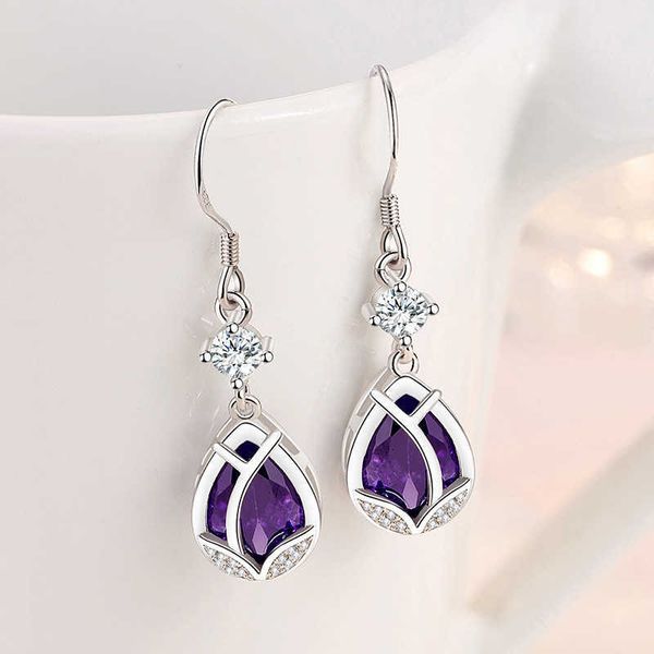 charm fashion female earrings 925 sterling silver purple flower shaped mosaic zircon earrings for women long tassel earrings jewelry l230309, Golden
charm fashion female earrings 925 sterling silver purple flower shaped mosaic zircon earrings for women long tassel earrings jewelry l230309, Golden
