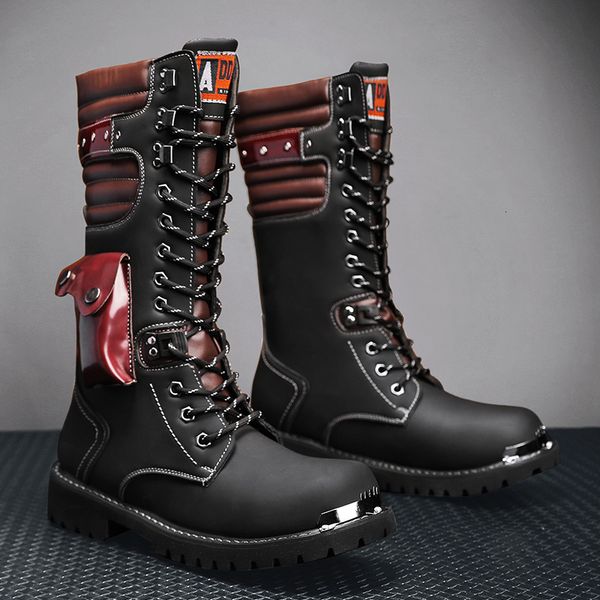 boots winter black men's motorcyclist punk platform thigh high men designer motorcycle shoes bota motociclista 230309
boots winter black men's motorcyclist punk platform thigh high men designer motorcycle shoes bota motociclista 230309