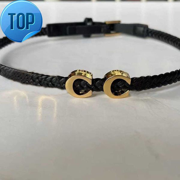 fashion leather necklace bracelet set designer women necklaces braided brand accessories 2241305rl, Silver
fashion leather necklace bracelet set designer women necklaces braided brand accessories 2241305rl, Silver