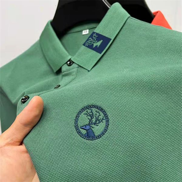 men's tshirts brand 100 cotton polo shirt men's highend deer head embroidery tshirt summer designer loose fashion short sleeve 230, White;black
men's tshirts brand 100 cotton polo shirt men's highend deer head embroidery tshirt summer designer loose fashion short sleeve 230, White;black