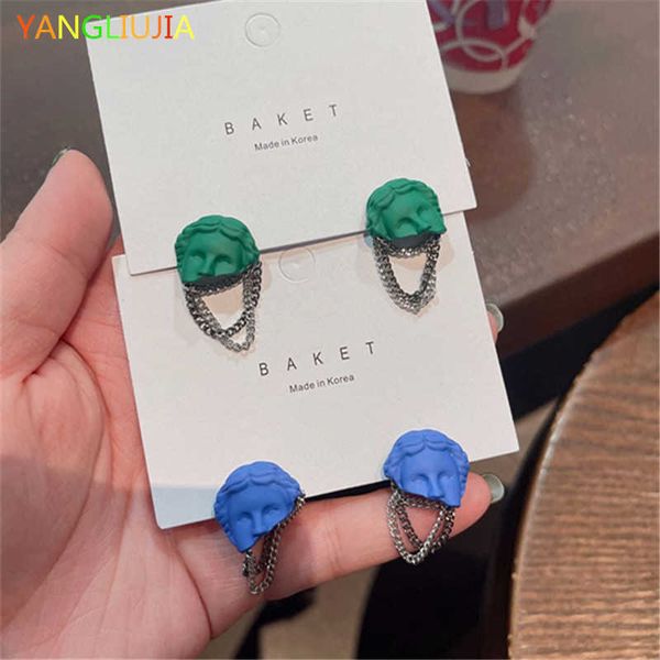 charm new metal colorful spray paint earrings chain tassel art portrait statue face vintage fashion jewelry women accessories wedding l23030, Golden
charm new metal colorful spray paint earrings chain tassel art portrait statue face vintage fashion jewelry women accessories wedding l23030, Golden