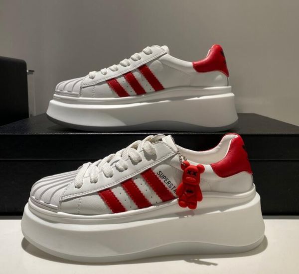 designer women shell toe white shoes loafers preppy style genuine leather comfortable red platform casual flats fashion party wedding outdoo, Black
designer women shell toe white shoes loafers preppy style genuine leather comfortable red platform casual flats fashion party wedding outdoo, Black