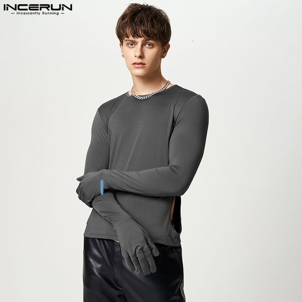 men s t shirts fashion t shirt streetwear hollow out o neck long sleeve gloves casual camisetas solid color 2023 tee s 5xl incerun 230308, White;black
men s t shirts fashion t shirt streetwear hollow out o neck long sleeve gloves casual camisetas solid color 2023 tee s 5xl incerun 230308, White;black
