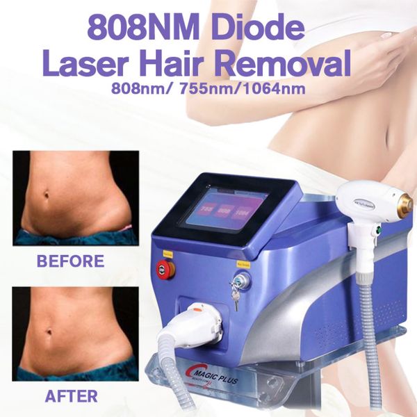 808nm diode laser hair removal machine triple wavelengths 755 808 1064 permanent skin care salon clinic use180, Black
808nm diode laser hair removal machine triple wavelengths 755 808 1064 permanent skin care salon clinic use180, Black